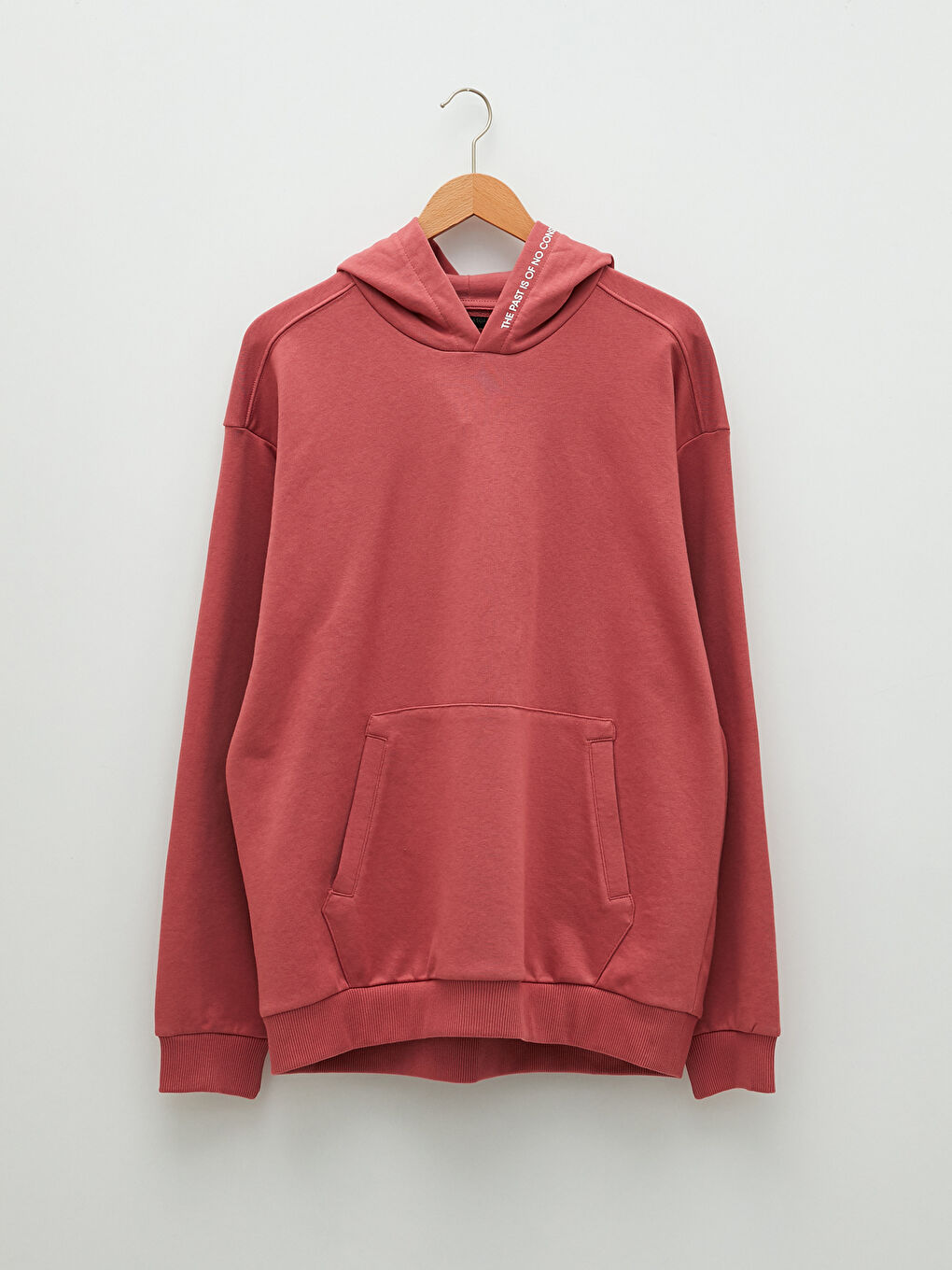 Basic Men's Hooded Hoodie with Long Sleeve-5