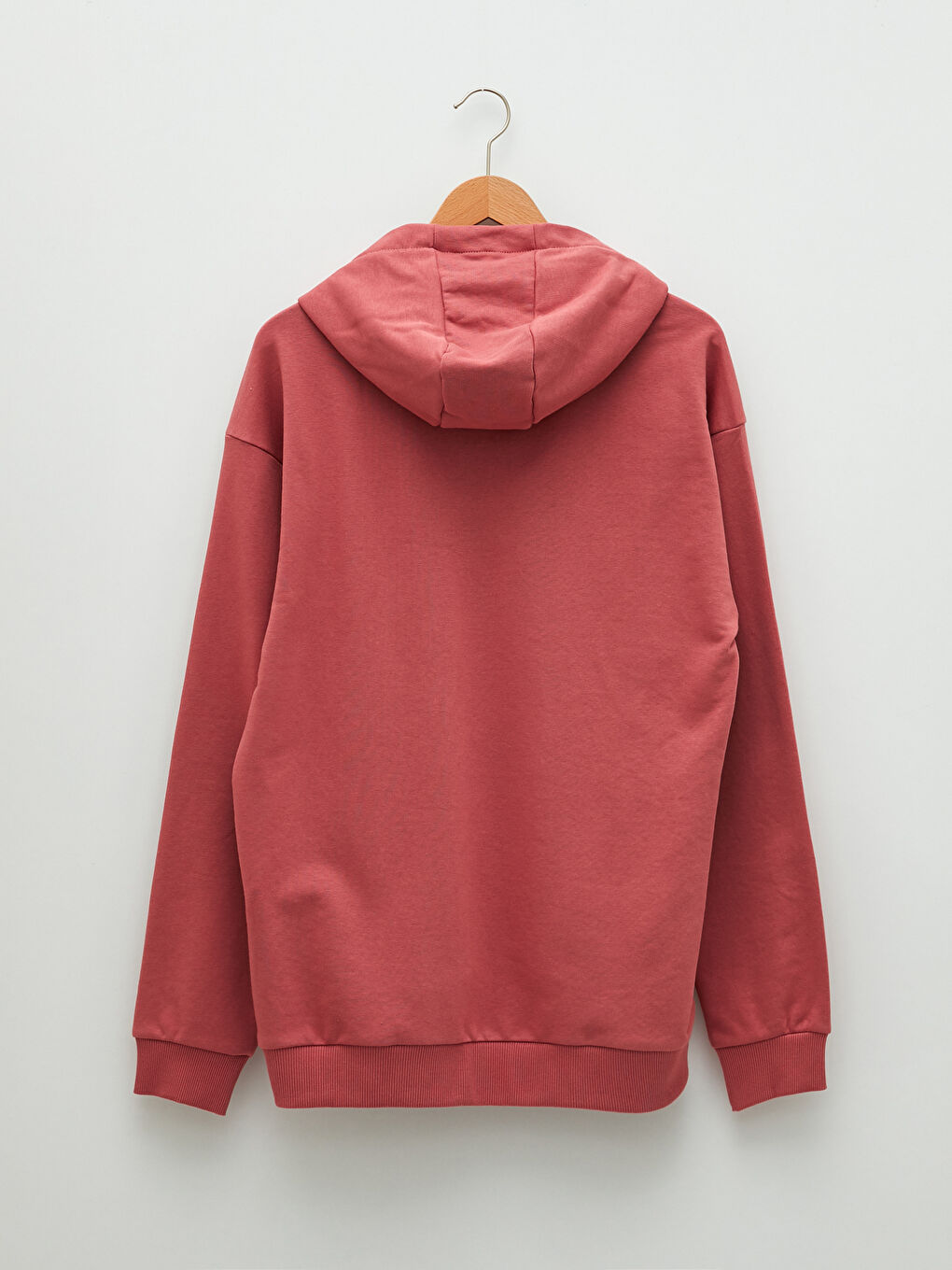 Basic Men's Hooded Hoodie with Long Sleeve-6