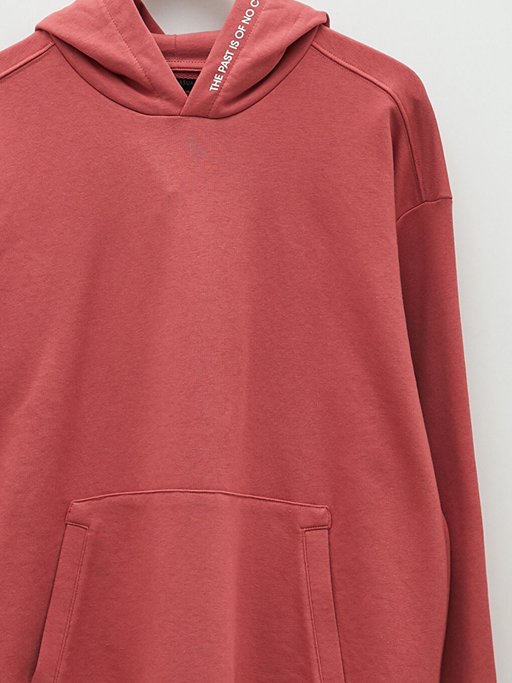 Basic Men's Hooded Hoodie with Long Sleeve-7