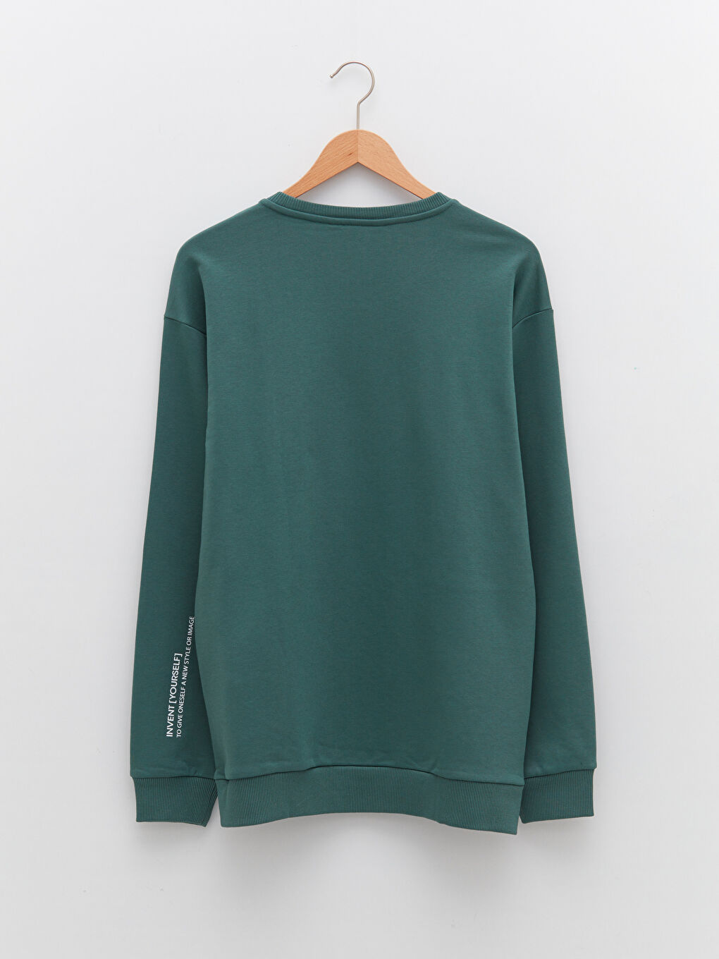 XSIDE Sweat-shirt imprimé à manches longues et col rond pour hommes -S2AE65Z8-S51