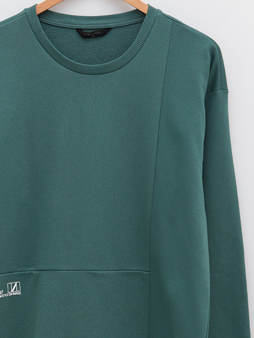 XSIDE Sweat-shirt imprimé à manches longues et col rond pour hommes -S2AE65Z8-S51