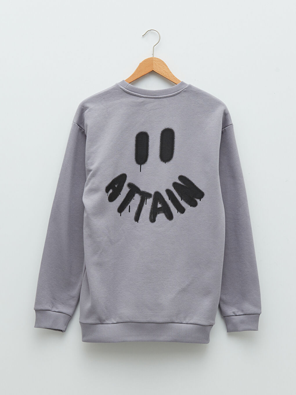 XSIDE Sweat-shirt Épais Imprimé pour Hommes à Col Rond -S2AE71Z8-S3C