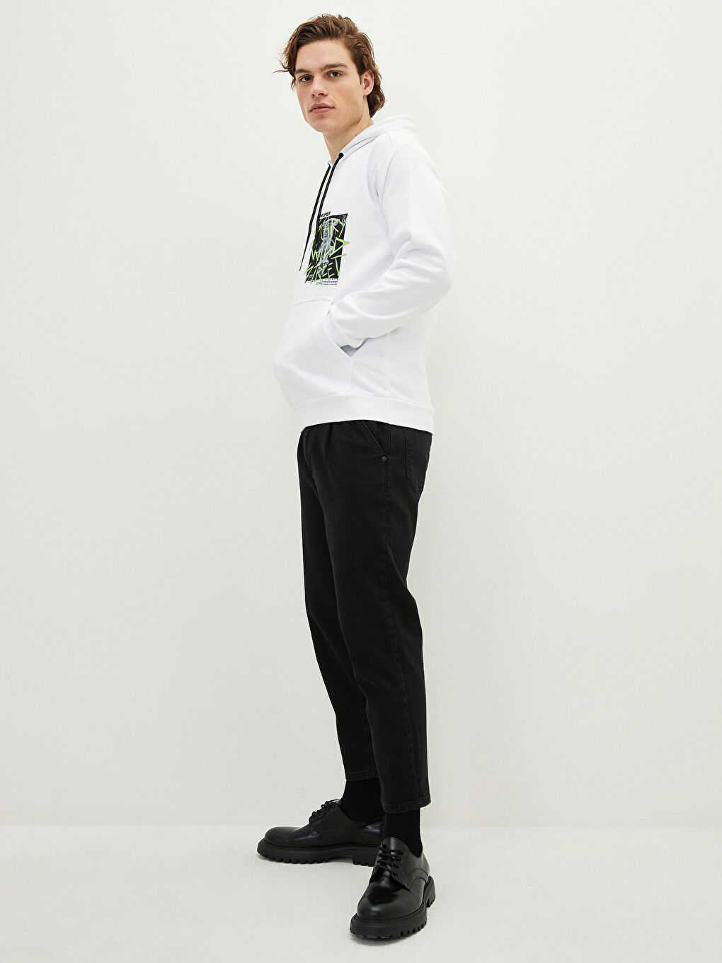 XSIDE Long Sleeve Printed Men's Thick Hoodie -S2AE80Z8-Q6K