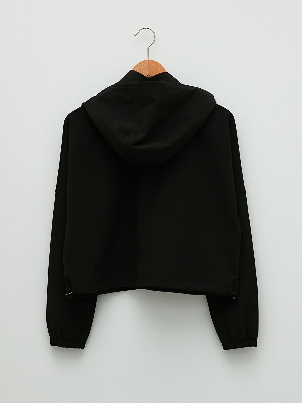 Mit Kapuze Gerader Langarm Outdoor-Regenmantel für Damen-5