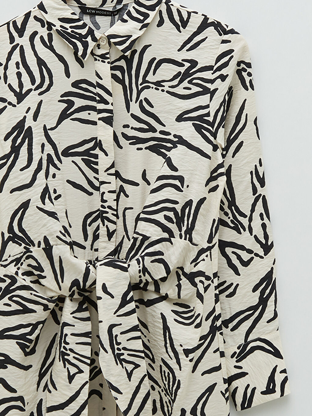 Gemusterte Damen-Hemd-Tunika-7