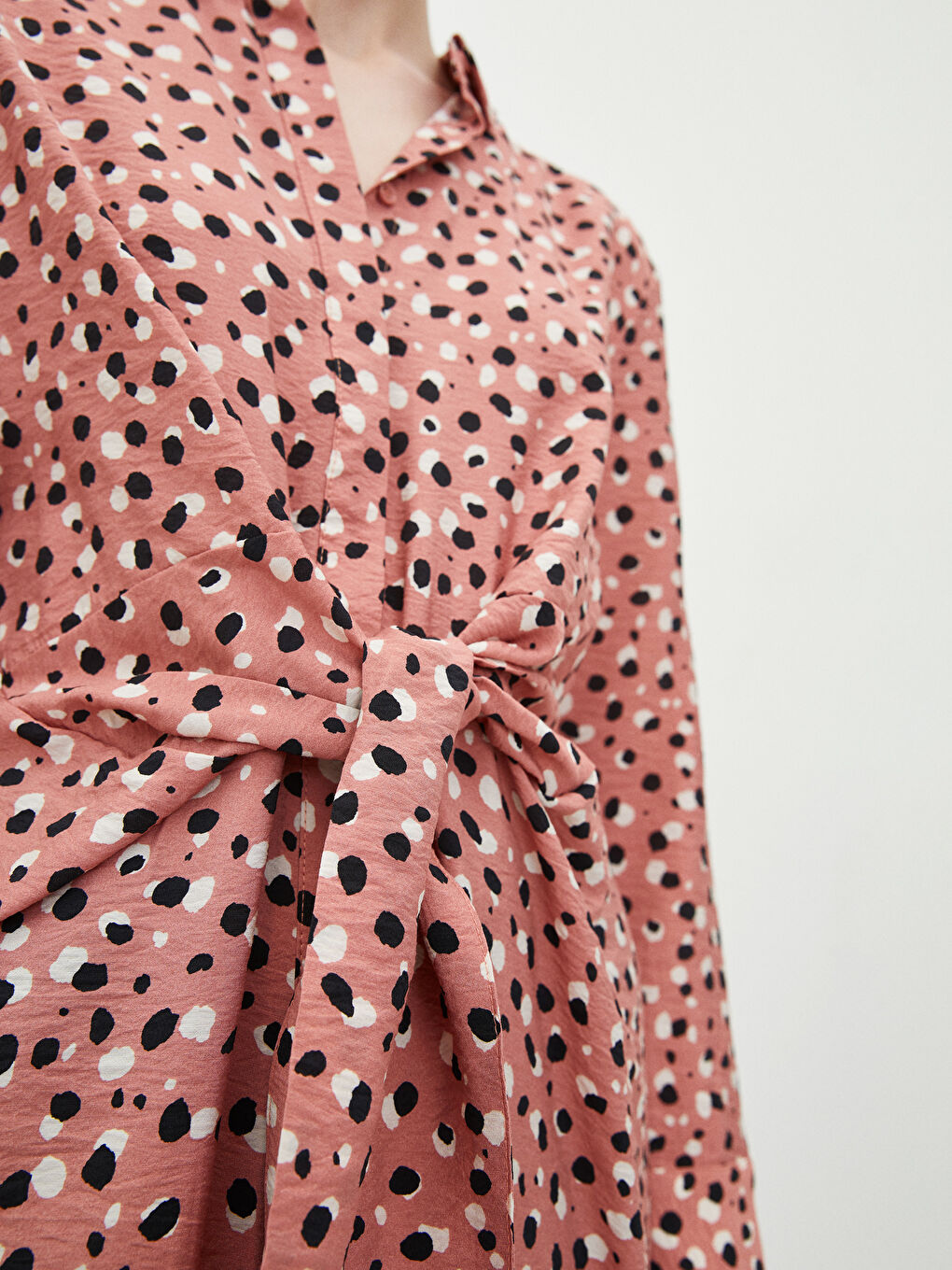 Принтті әйелдерге арналған жейде туника-2