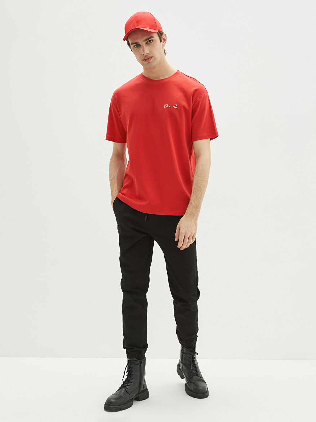 Однотонная Мужская Кепка Шляпа-2