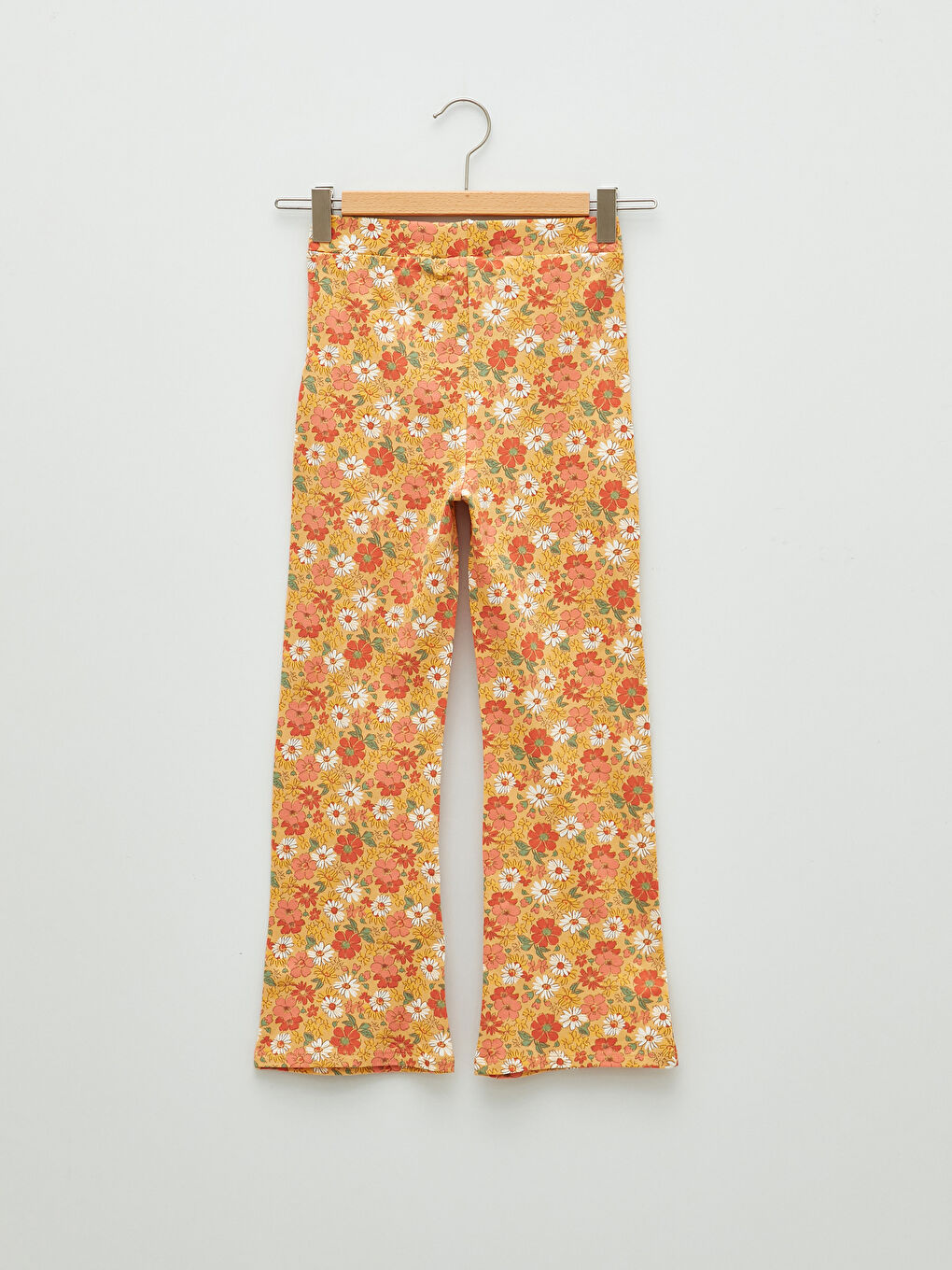 Elastic Waist Printed Cotton Wide Leg Girls' Tights -S2AF54Z4-LUG