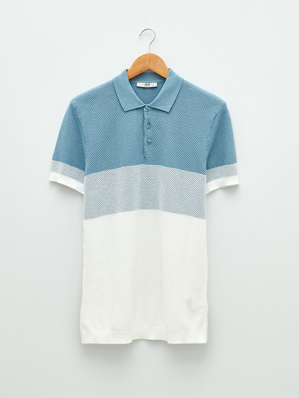 LCW Vision Polo-Kragen Kurzarm Farbblock Herren Pullover -S2AF63Z8-J0M