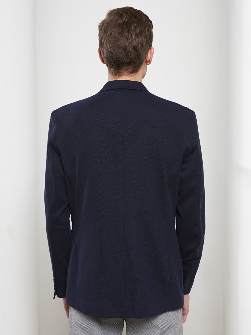 LCW Vision Lacivert Dar Kalıp Erkek Blazer Ceket - 4