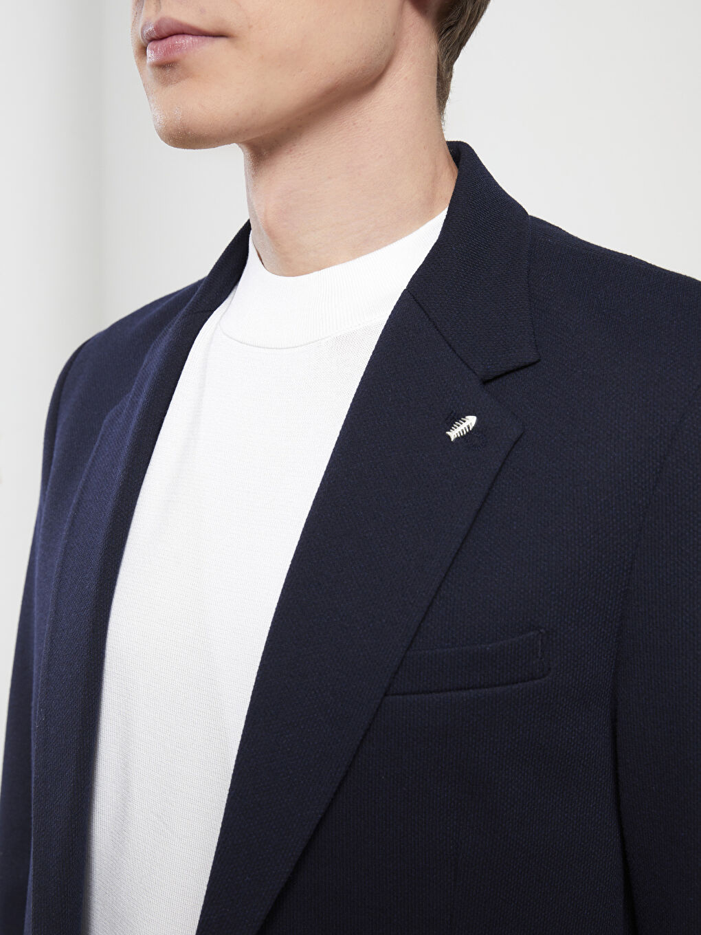 LCW Vision Lacivert Dar Kalıp Erkek Blazer Ceket - 3