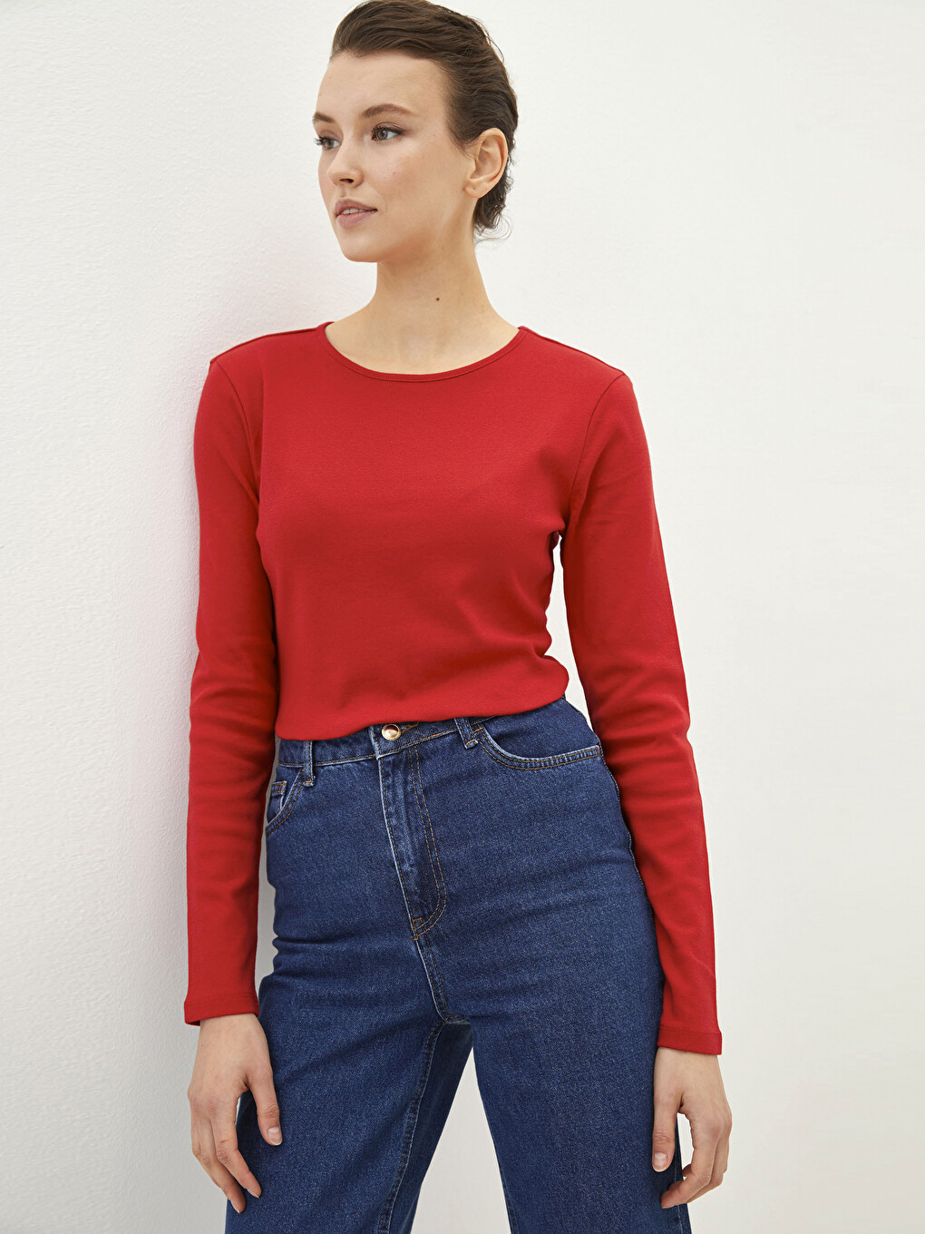 Crew Neck Women's Bodysuit