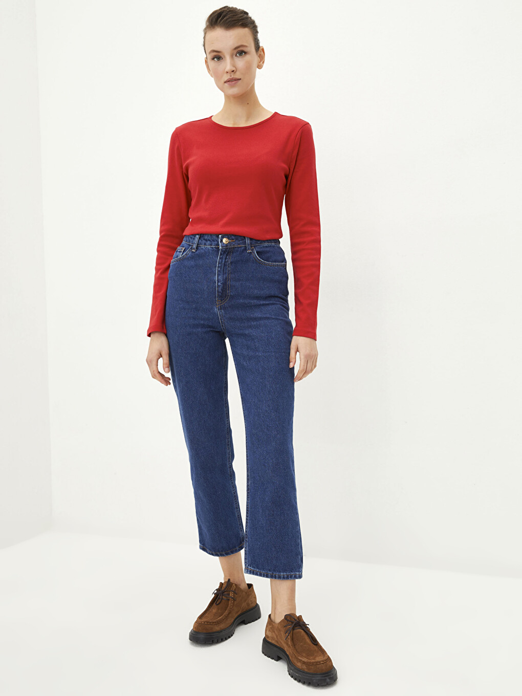 Crew Neck Women's Bodysuit-1