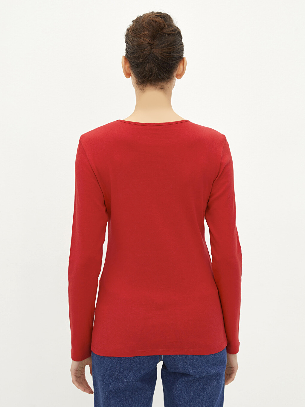 Crew Neck Women's Bodysuit-3