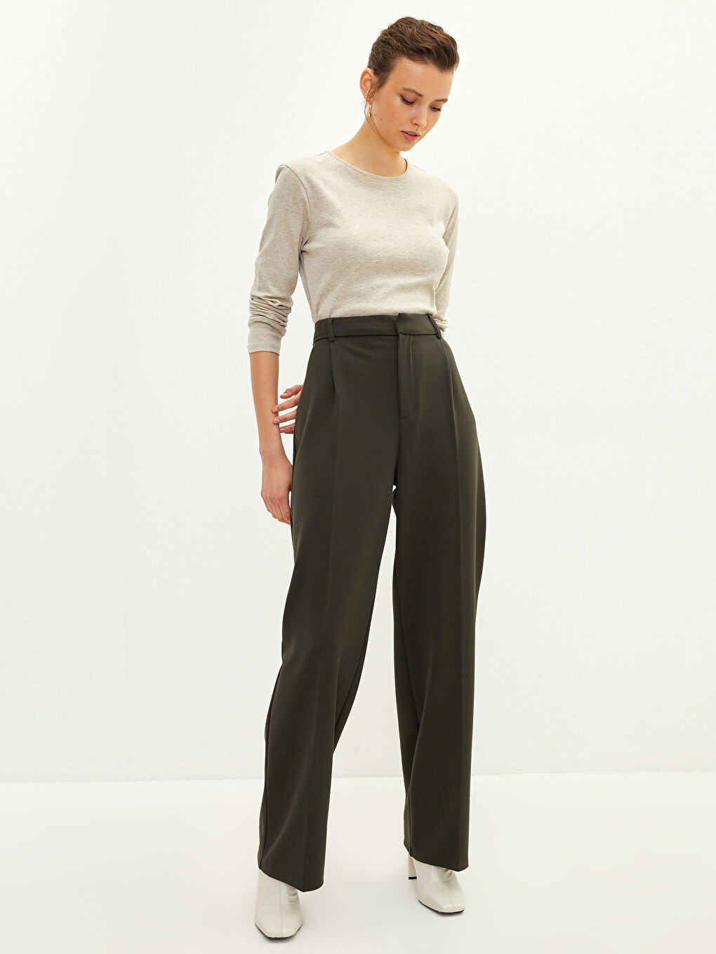 LC Waikiki Crew Neck Women's Bodysuit -S2AG50Z8-DCY