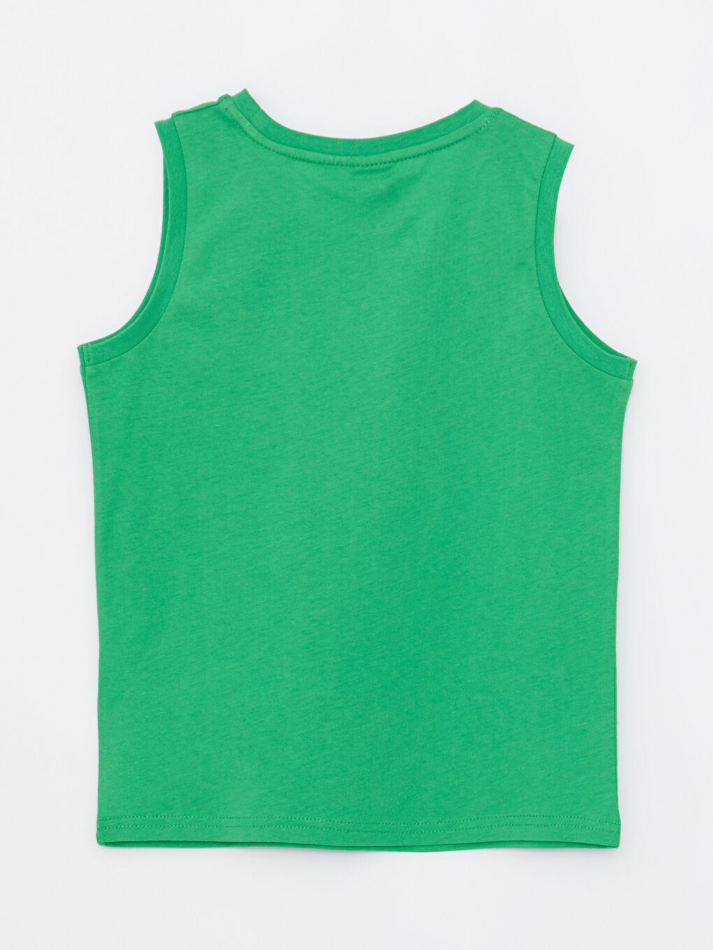 Yeşil Bisiklet Yaka Kral Şakir Baskılı Pamuklu Erkek Çocuk Atlet-1