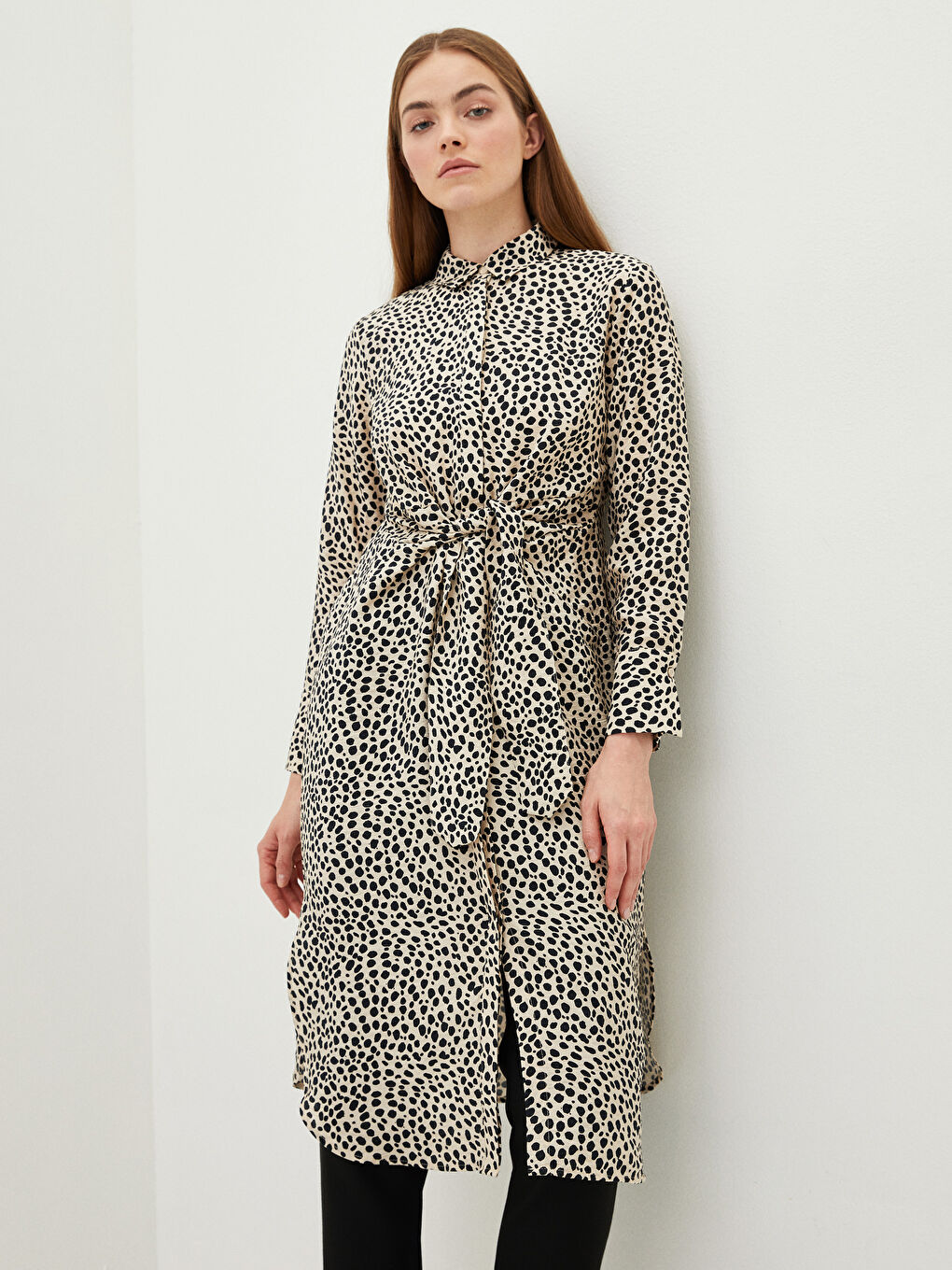 Patterned Women's Shirt Tunic