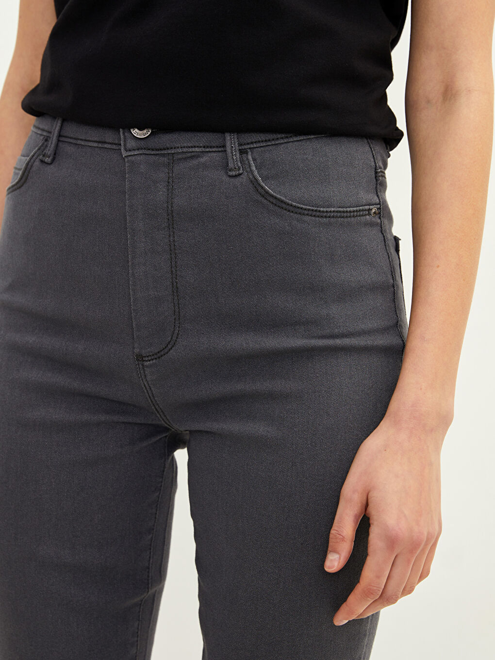 Mercury Skinny Fit Women's Jean Pants with Pocket Detail-2