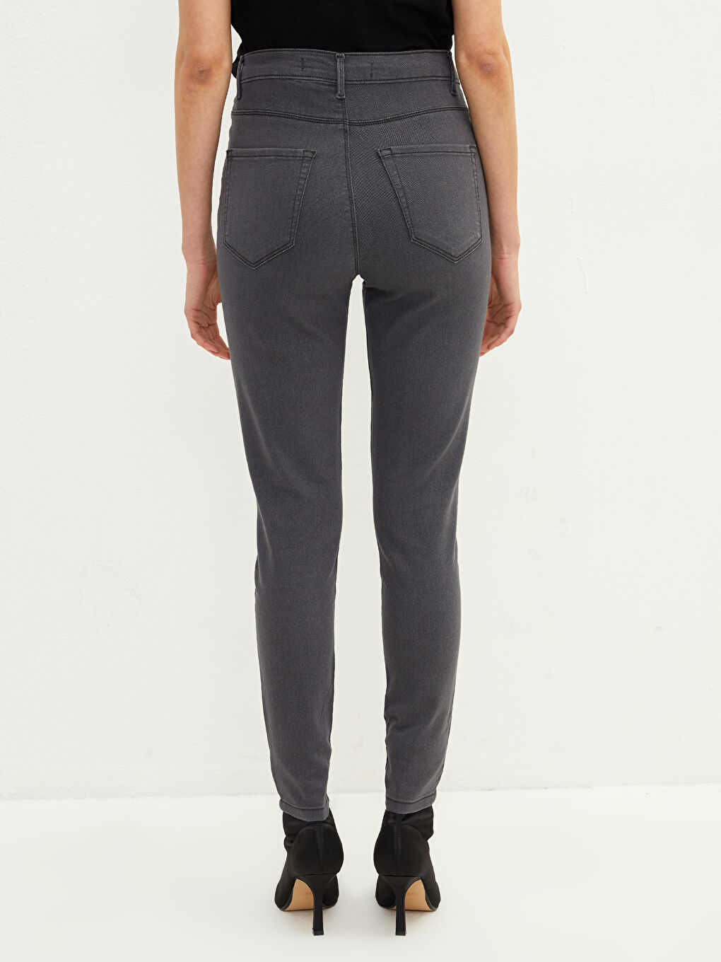 Mercury Skinny Fit Women's Jean Pants with Pocket Detail-4