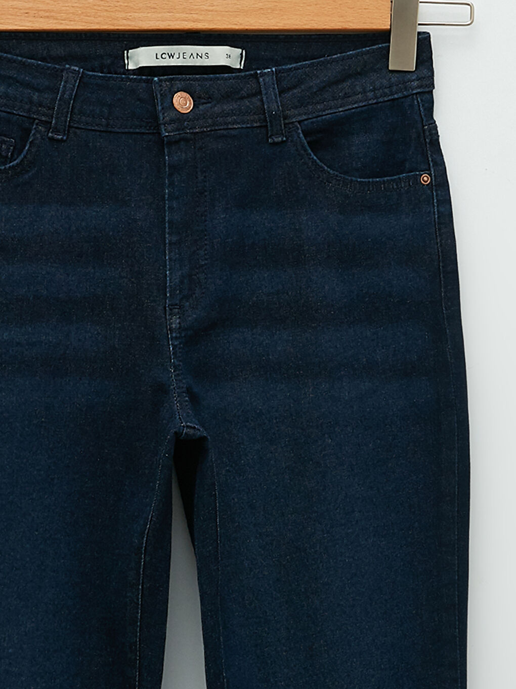 Ženske farmerke visokog struka slim fit-7