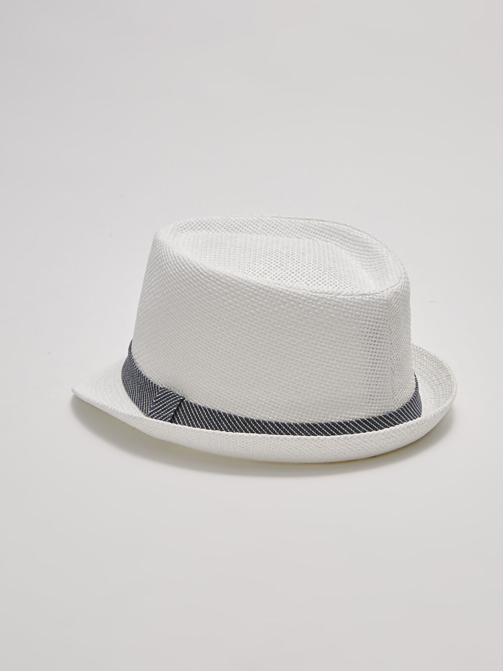 Chapeau Fedora en Paille avec Détails de Passepoil pour Hommes-4