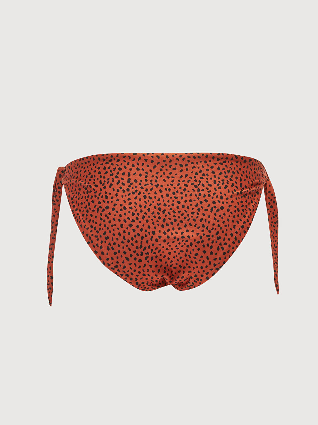 Turuncu Desenli Kadın Bikini Alt-1