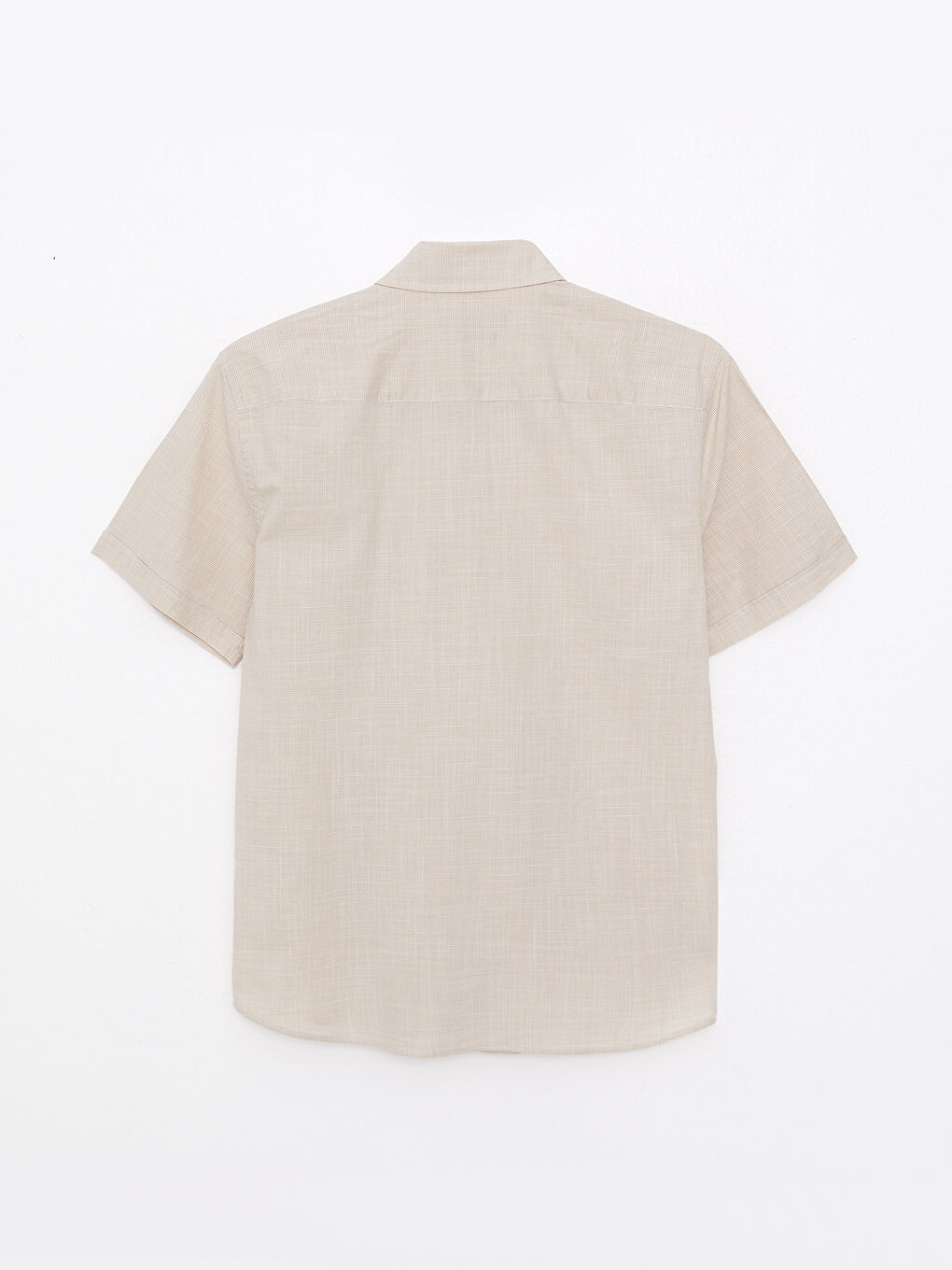 Chemise Écossaise Svelte à Manches Courtes Pour Hommes-6