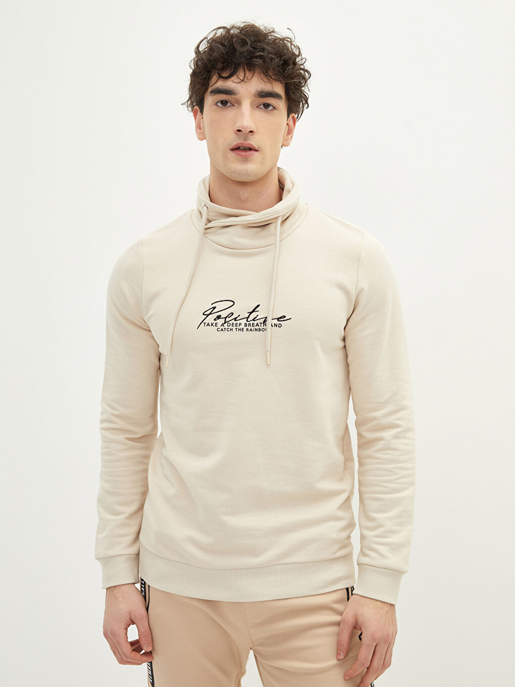 Long Sleeve Printed Men's Sweatshirt-1