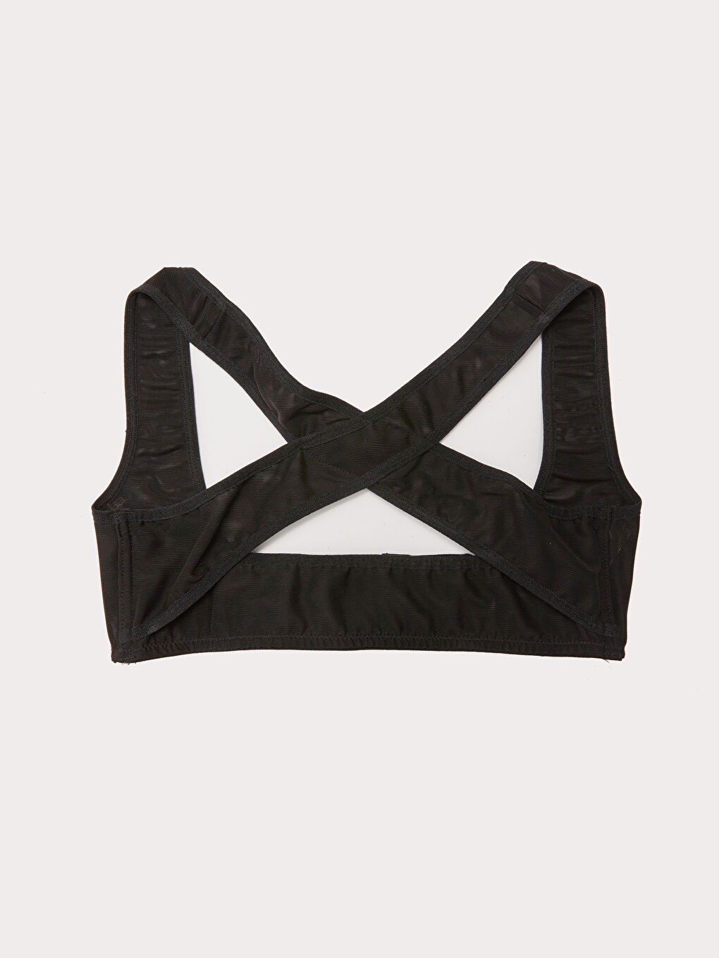 Non-Wireless Padded Stripe Detail Upright Supportive Bra -S2AI02Z8-CVL
