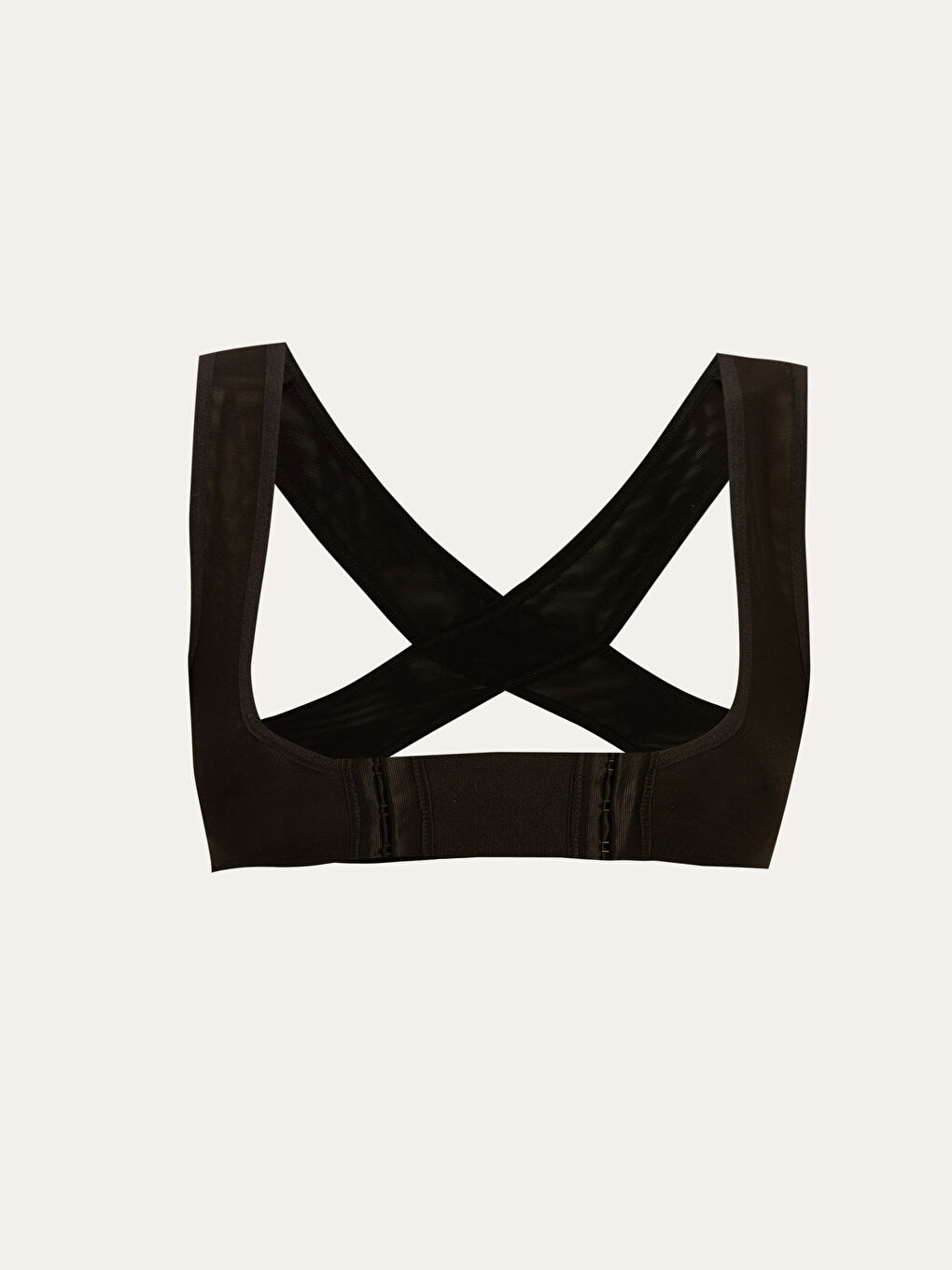 Non-Wireless Padded Stripe Detail Upright Supportive Bra -S2AI02Z8-CVL