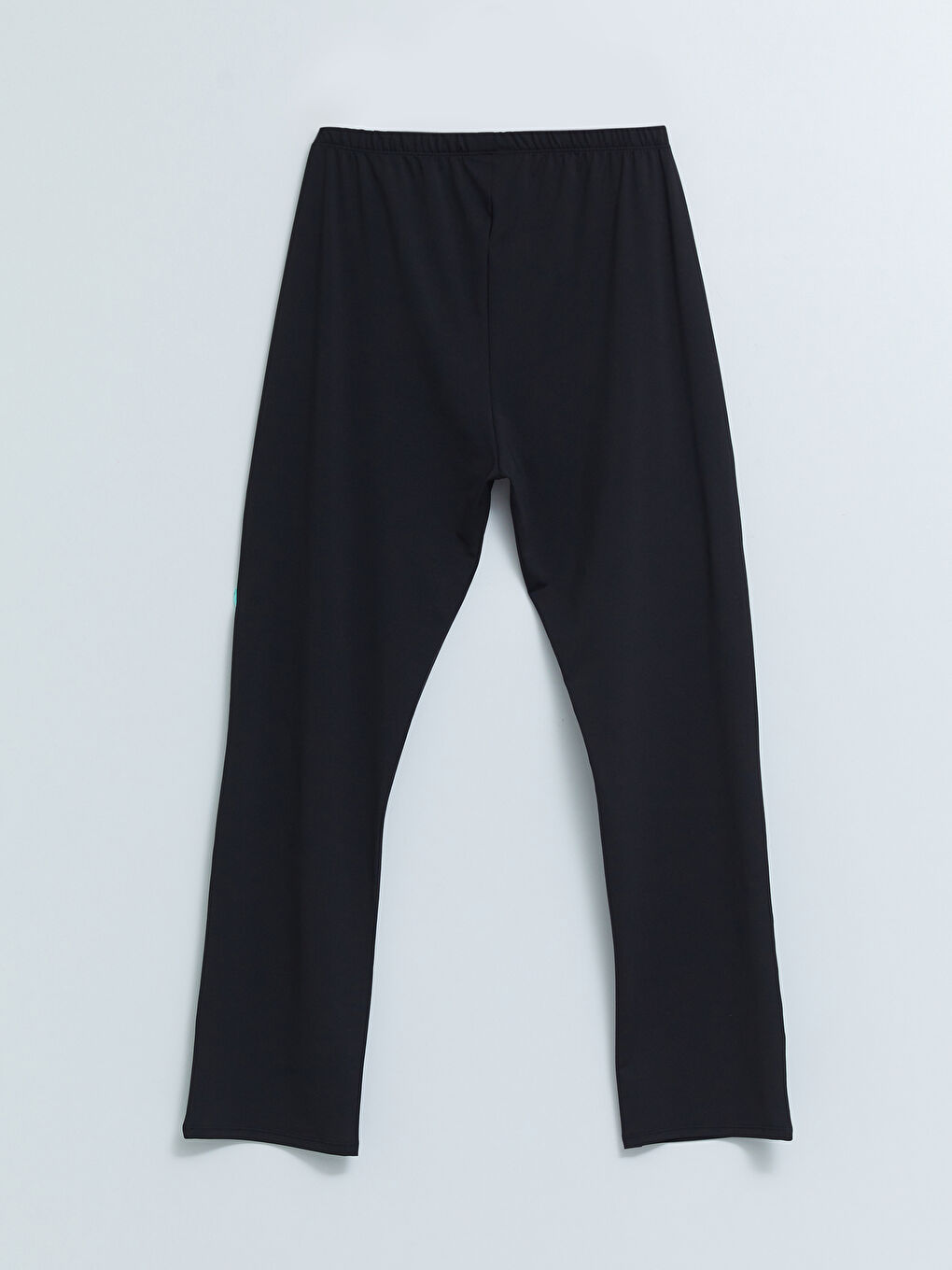 Siyah Dik Yaka Düz Uzun Kollu Kadın Tesettür Mayo Takımı-9