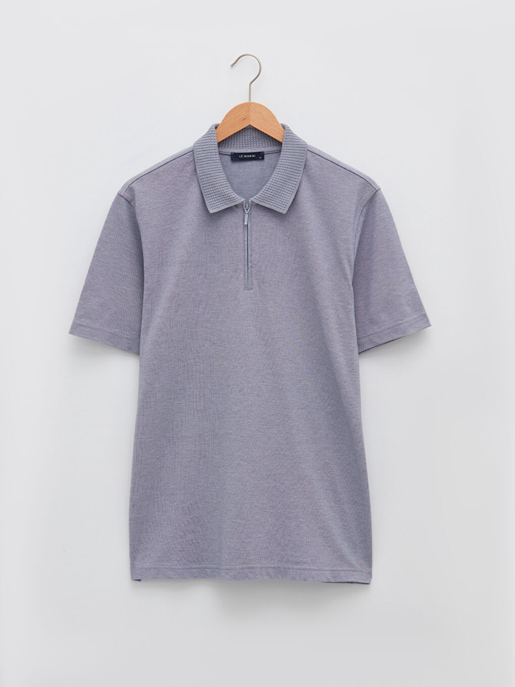 تيشيرت ياقة بولو كم قصير للرجال-5