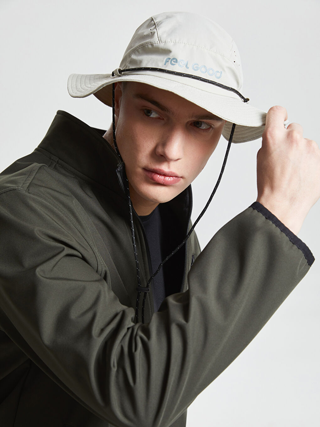 LCW ACCESSORIES Printed Corded Men's Outdoor Hat -S2AJ75Z8-FYS