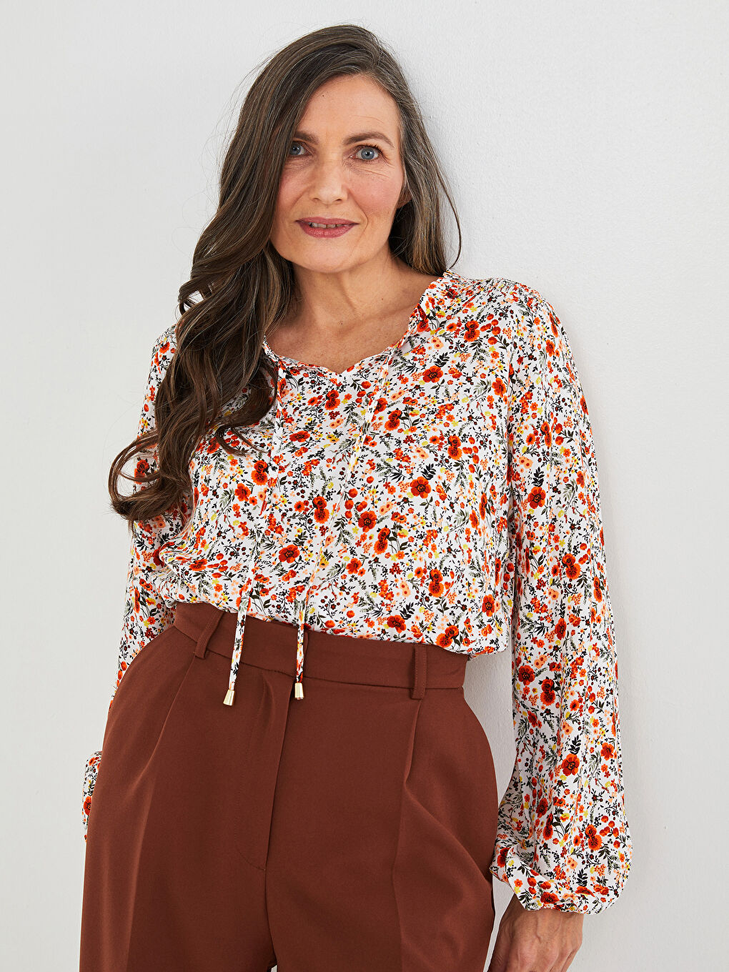LC Waikiki Cvetna bluza od viskoze -S2AJ98Z8-F9C