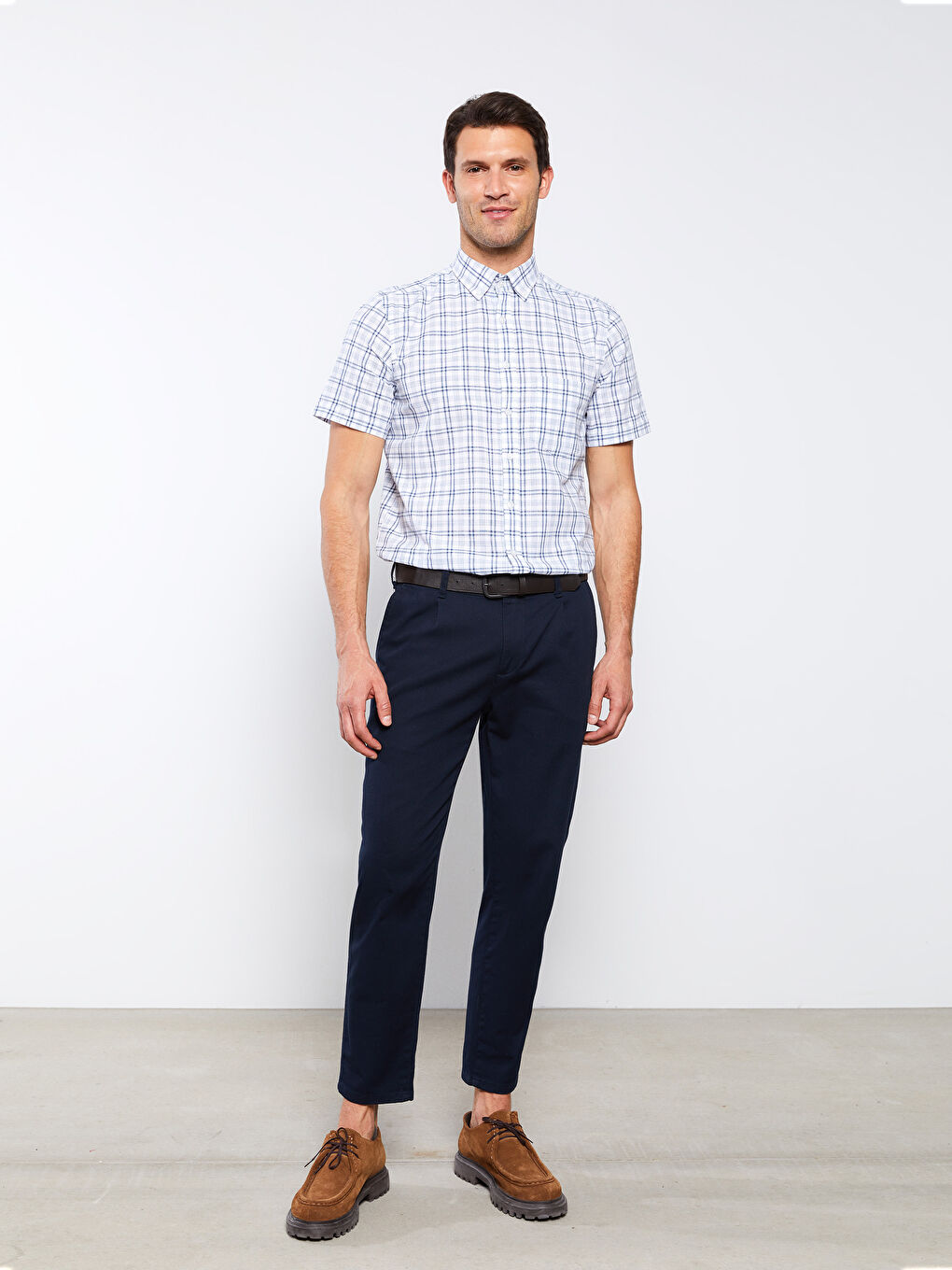 Ерлерге арналған ұзын жеңді торлы стандартты пішімді жейде-2