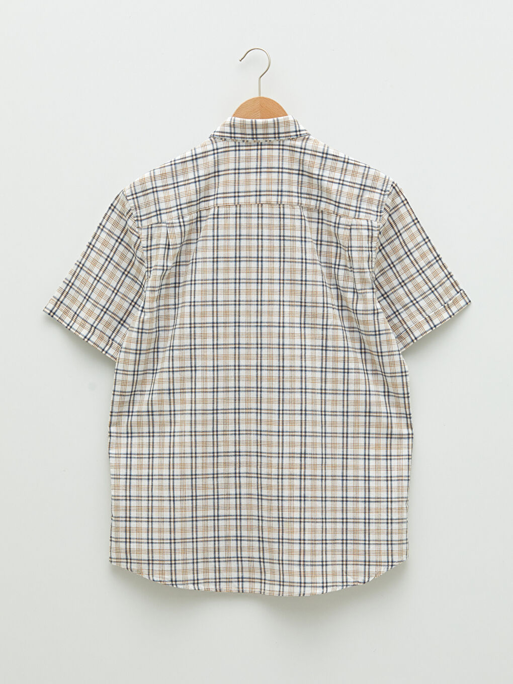 Muška Karirana Košulja Dugih Rukava Regularnog Kroja-6