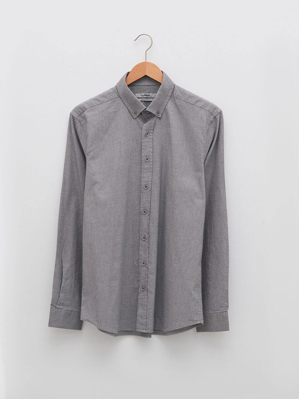 Regular Fit Long Sleeve Men's Shirt-5