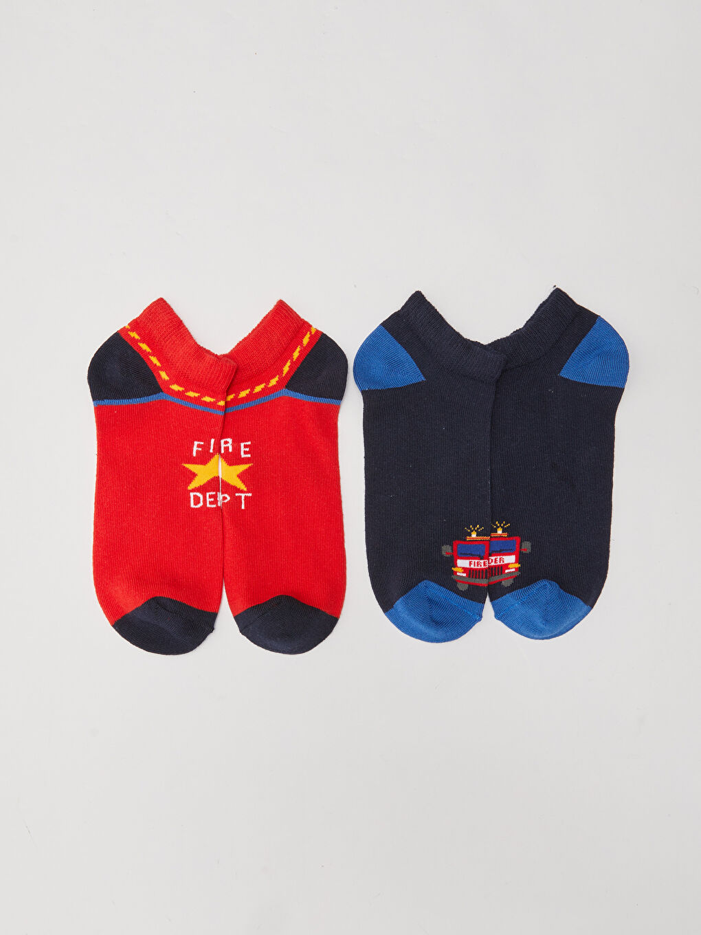 Karışık Desenli Erkek Çocuk Patik Çorap 5'li-1