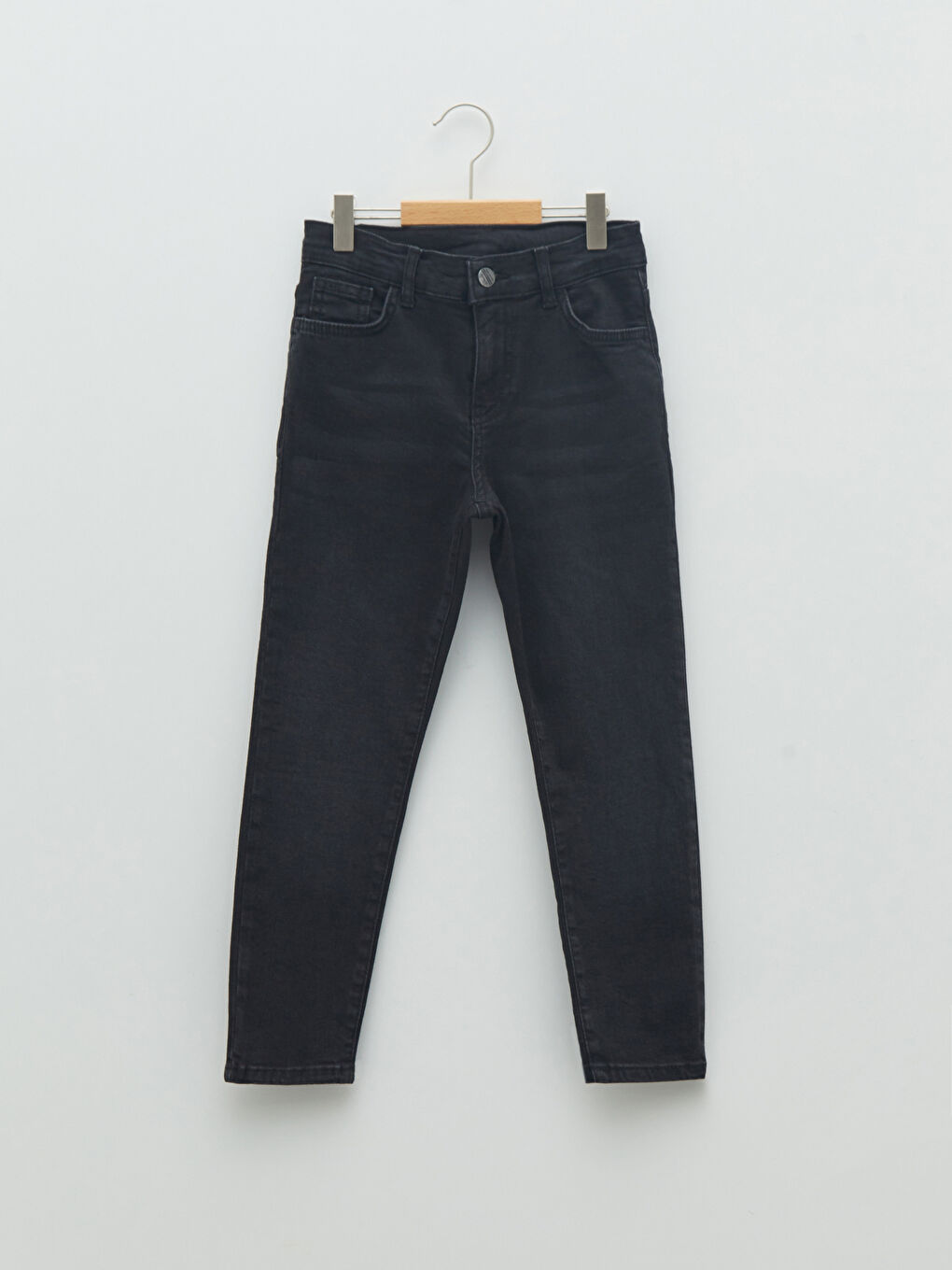 Basic Carrot Cut Boy Jean Trousers-2