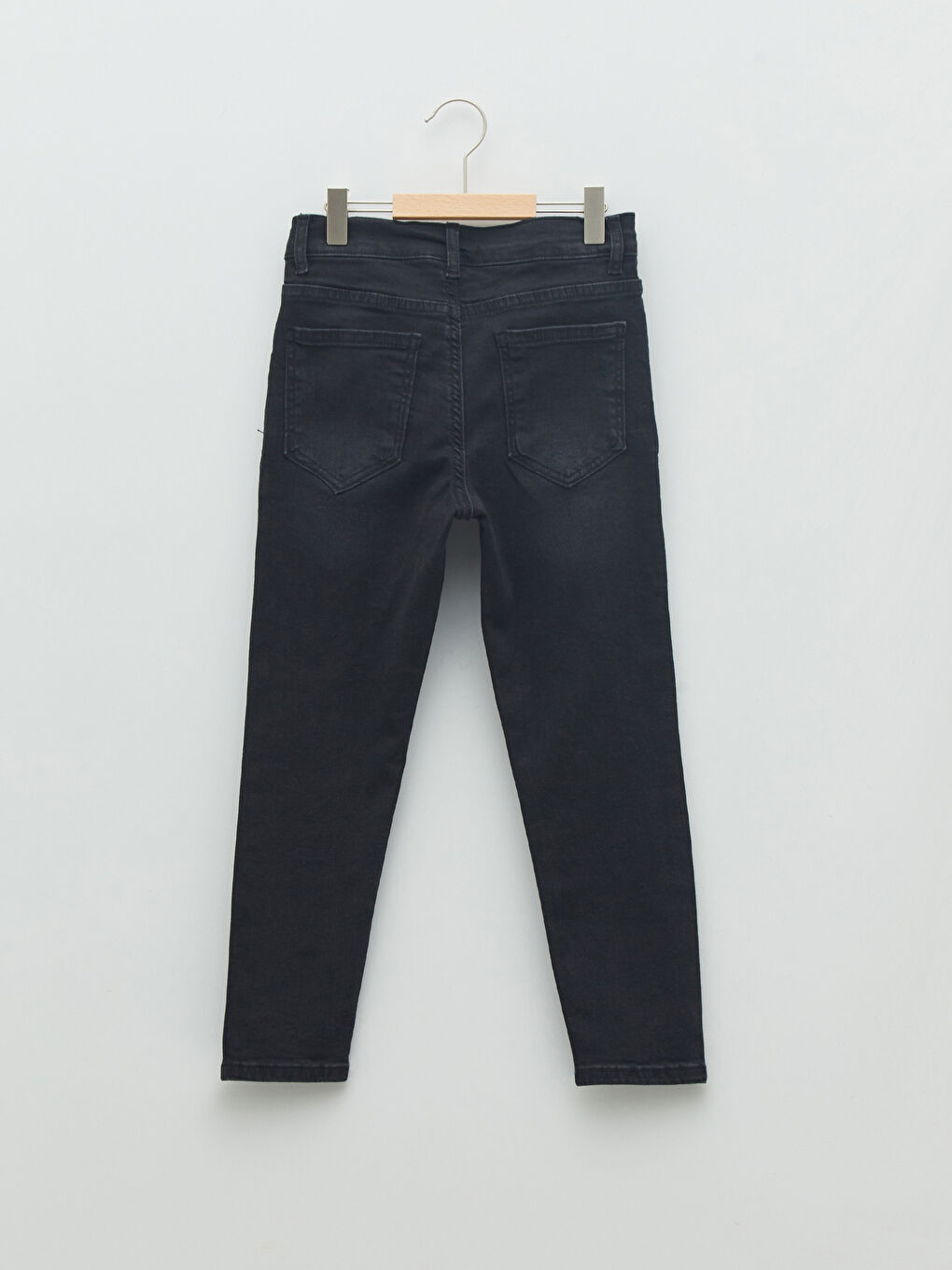 Basic Carrot Cut Boy Jean Trousers-3