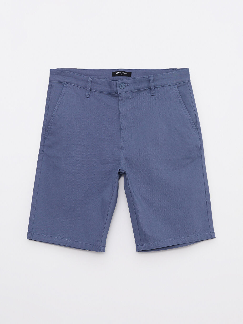 Ерлерге арналған тар пішімдегі саржа шолақ шалбар-5