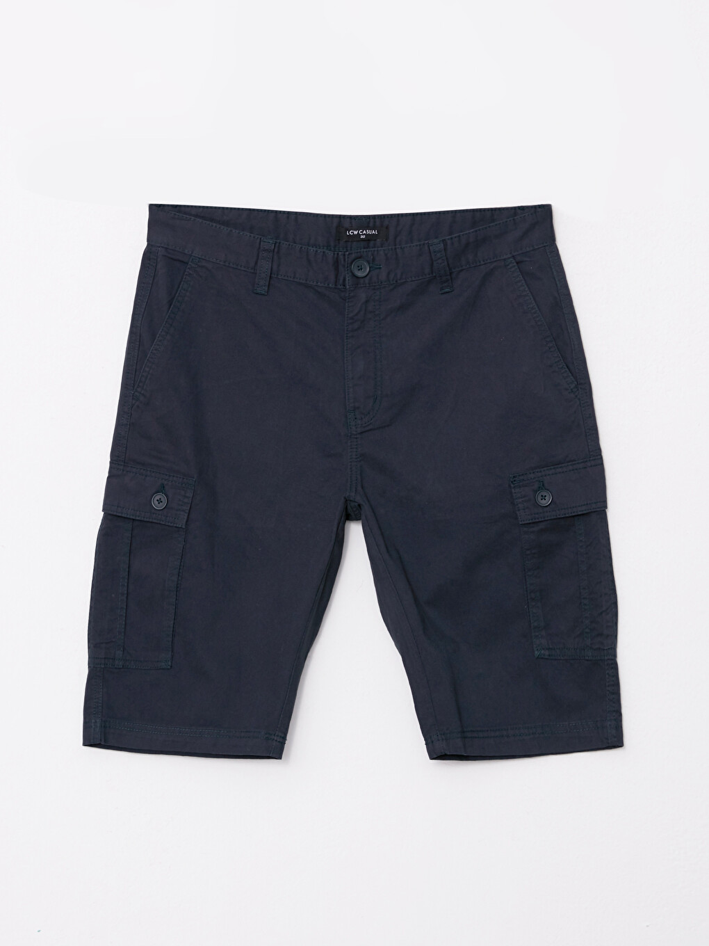 Standard Fit Twill Men's Cargo Shorts-5