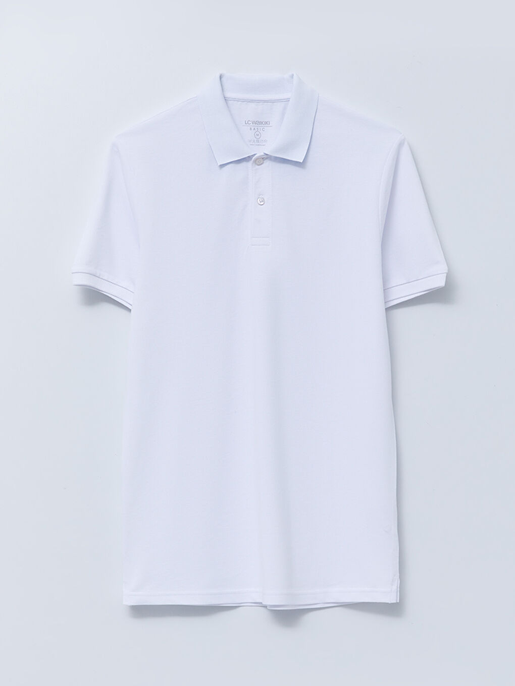 Polo Neck Short Sleeve Pique Men's T-Shirt-10