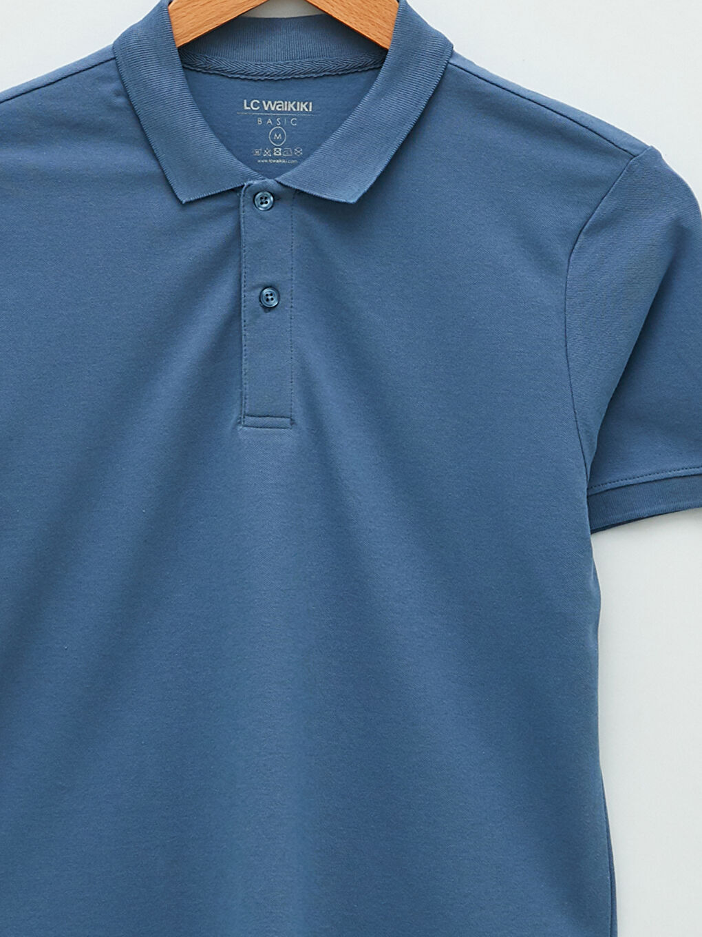 Polo Neck Short Sleeve Basic Piqué Men's T-Shirt-7