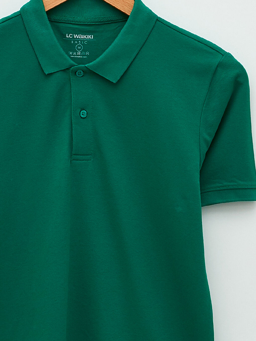 T-shirt Basique à Manches Courtes Col Polo en Piqué pour Hommes-12