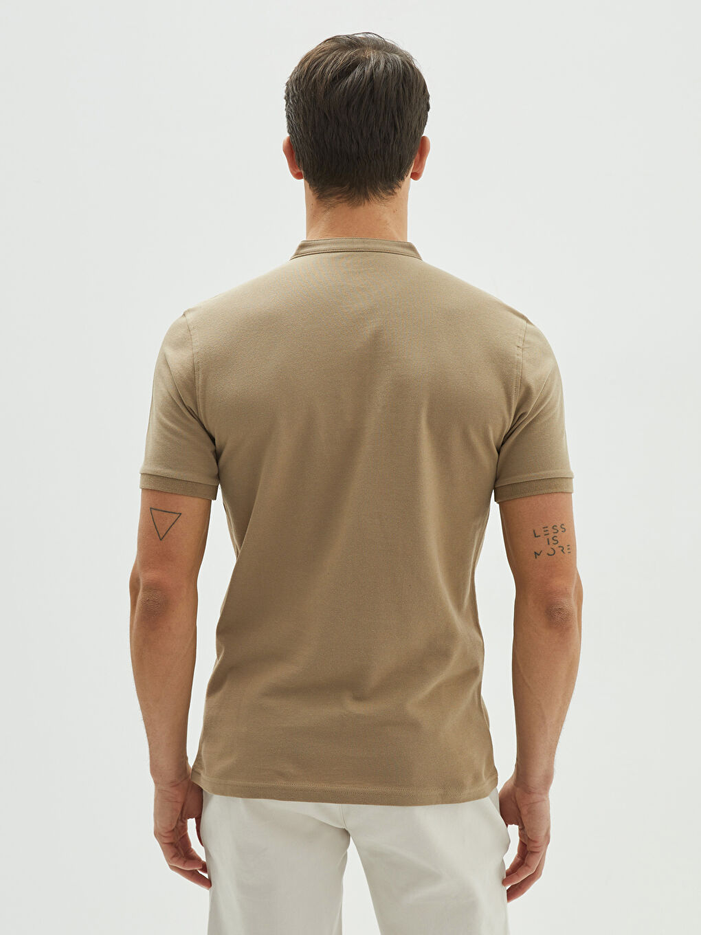 Grandad Collar Pique Men's T-Shirt-4