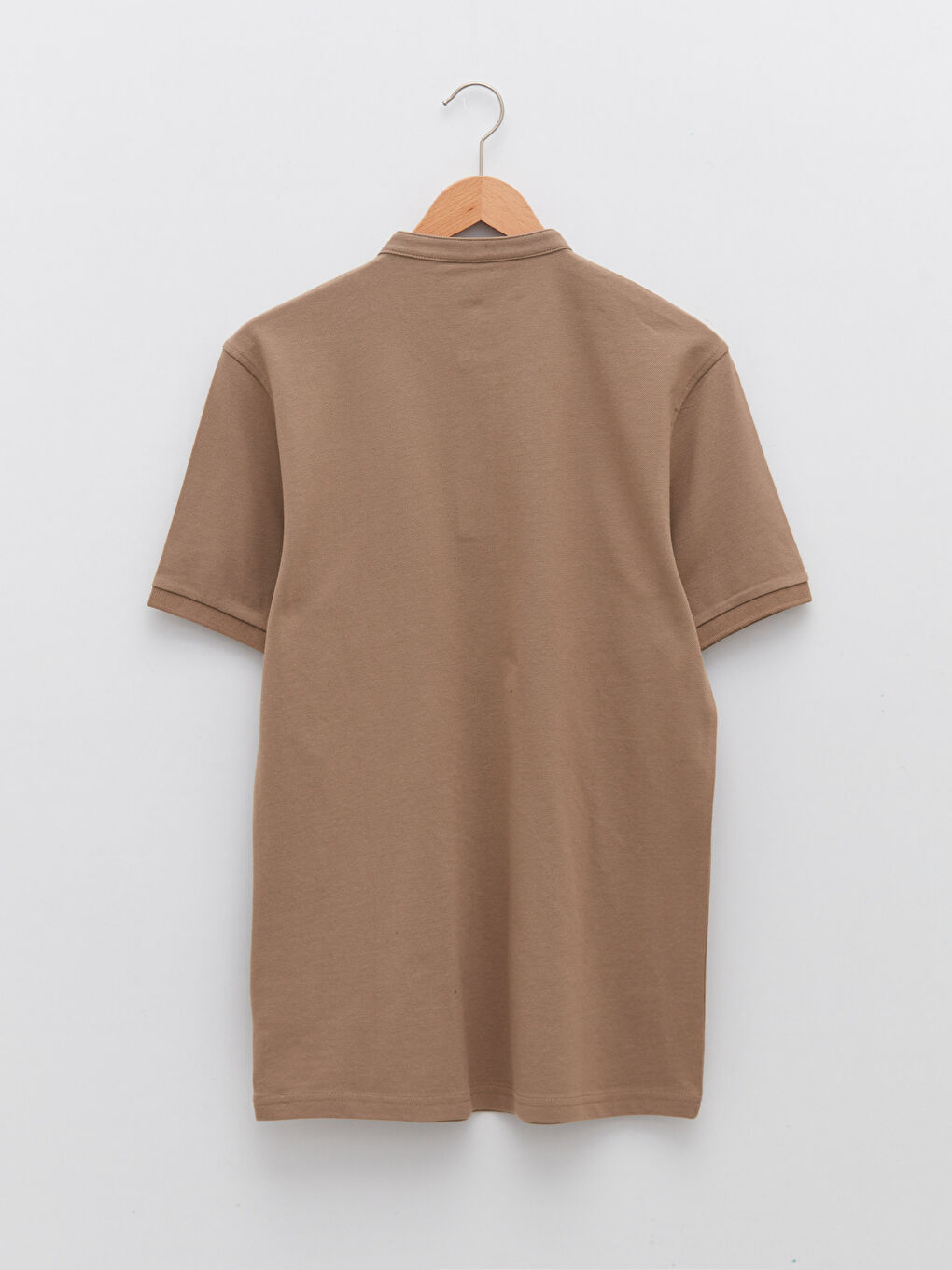 Grandad Collar Pique Men's T-Shirt-6