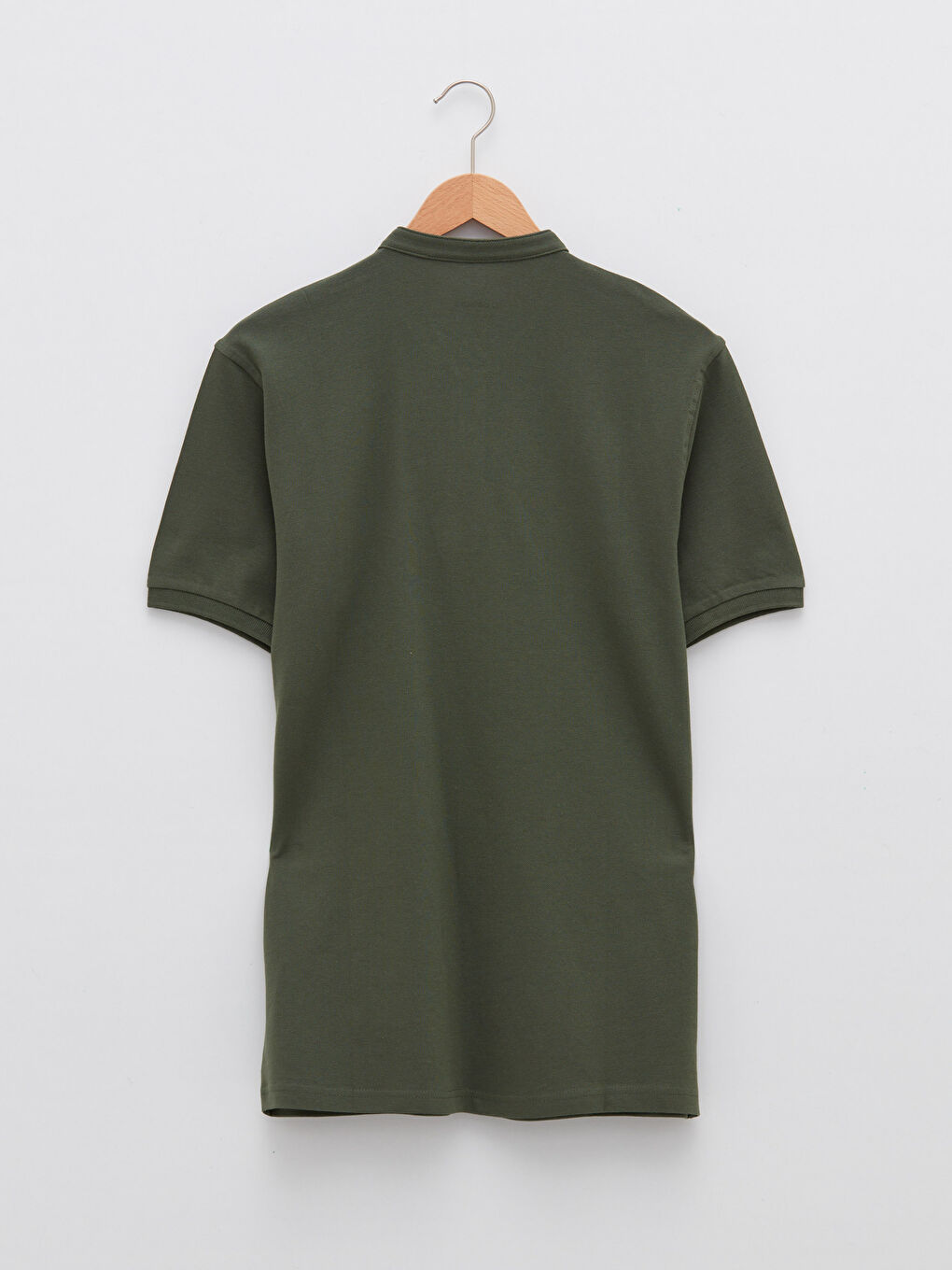 Yeşil Hakim Yaka Pike Erkek Tişört-6