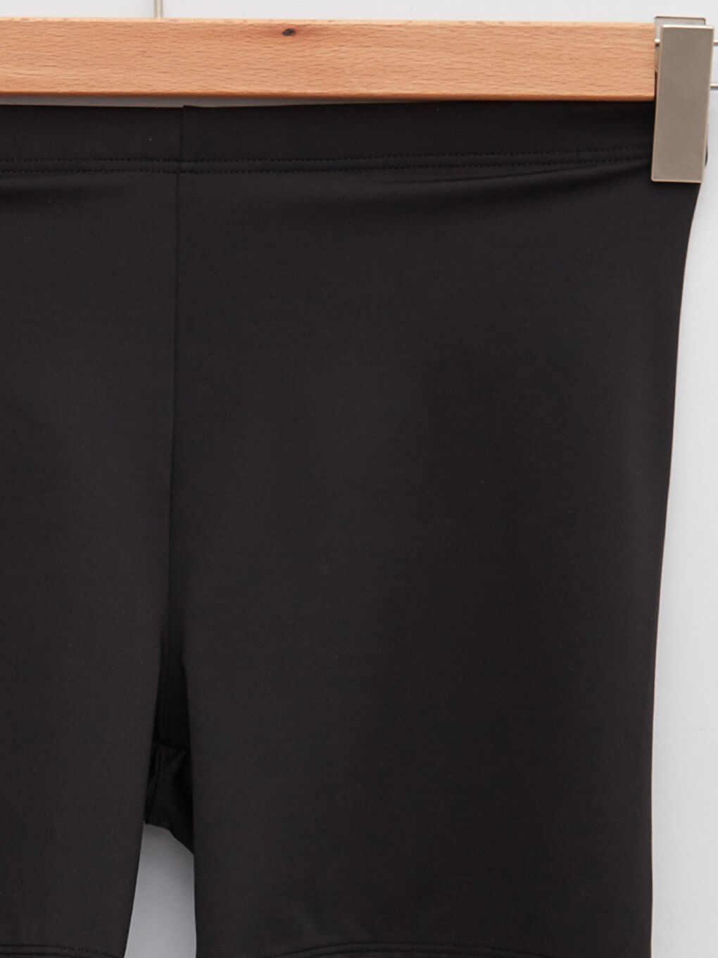 Women's Elasticated Waist Plain Swimming Shorts-9