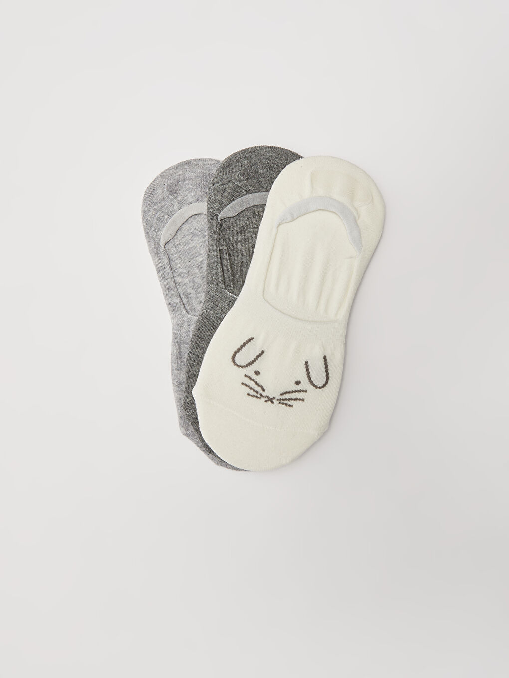 Chaussettes Invisibles à Motifs pour Femmes Lot de 3 Pièces